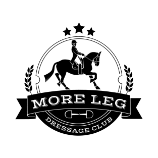 More Leg Dressage Club Black T-Shirt