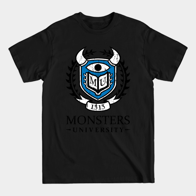 Disover Monsters University - Distressed - Monsters Inc - T-Shirt