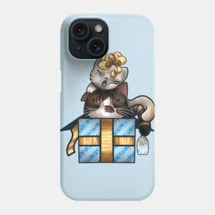 Sleeping Baby Kitty Present for Christmas Phone Case