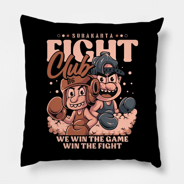 FIGHT CLUB Pillow by BERKAH SERAWUNG