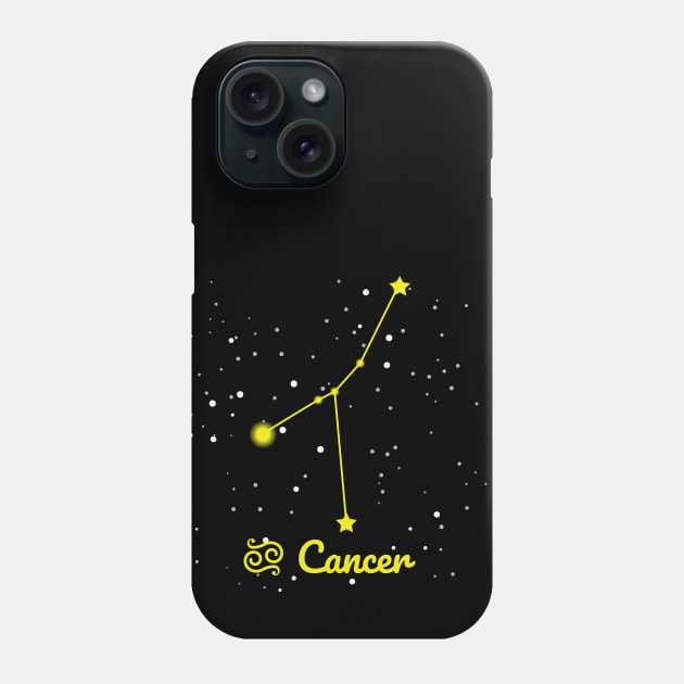 Cancer star sign Phone Case by 397House