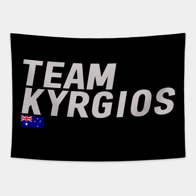 Team Nick Kyrgios Tapestry by Kaylie Powlowski