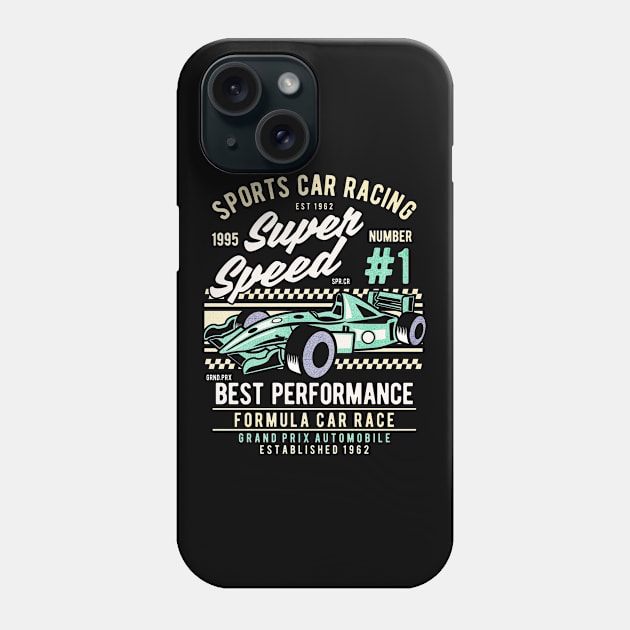 Sports Car Racing Phone Case by Tempe Gaul