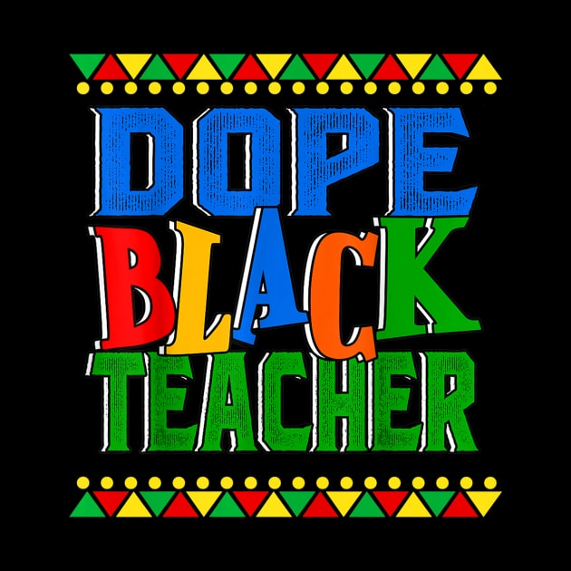 Dope Black Teacher Melanin Queen Black by Luna The Luminary