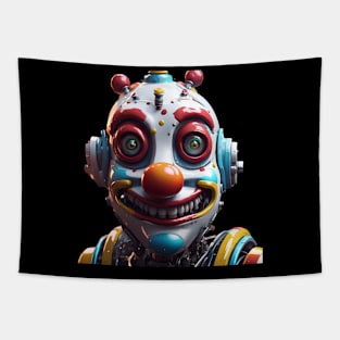 Robot Clown Tapestry