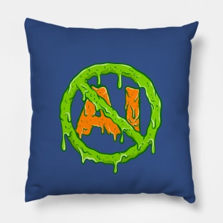 Say No to Ai Grime Art Pillow