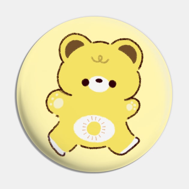 Bear Pin by theladyernestember