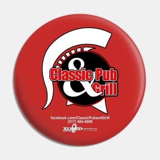 ClassicSparty_blkoutline Pin