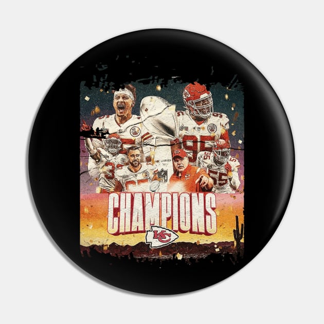 Kansas City Chiefs Champions LVII Pin by Mortensen