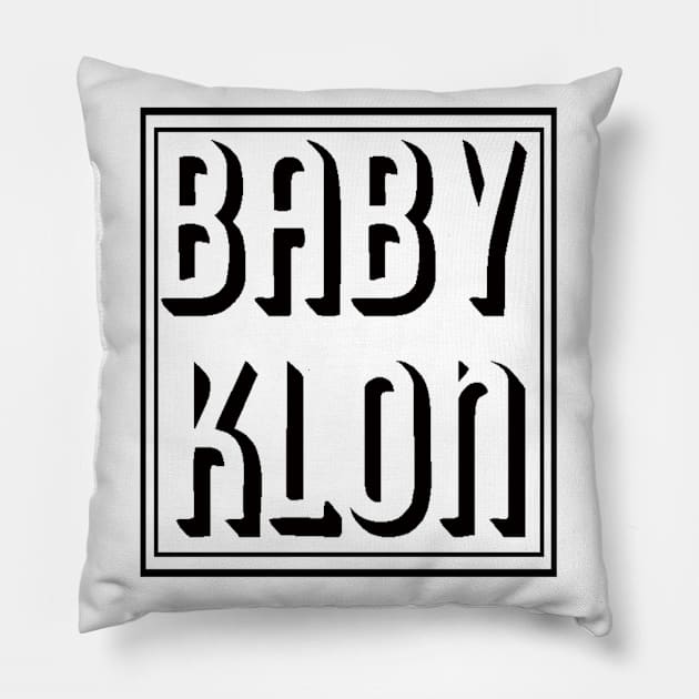 baby klon Pillow by keepsmileegalery