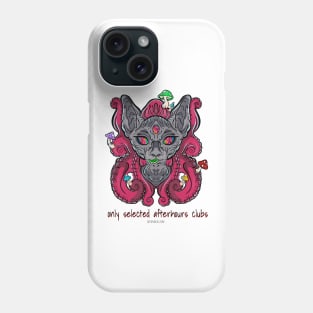 only selected afterhours clubs - Catsondrugs.com - rave, edm, festival, techno, trippy, music, 90s rave, psychedelic, party, trance, rave music, rave krispies, rave Phone Case