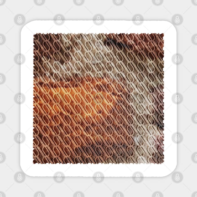 Pattern Texture Art Magnet by LoveForCGI