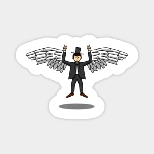 Winged Man Magnet