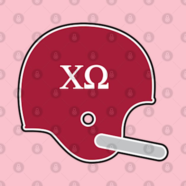 Alabama Chi Omega Retro Helmet by Rad Love