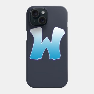 W- Blue Phone Case