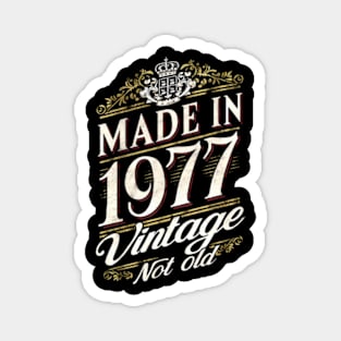 Made in 1977 Magnet