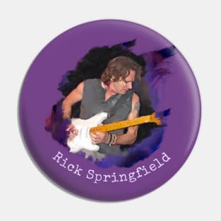 Rick Springfield with Guitar Pin