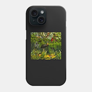 Jungle With Birds Phone Case