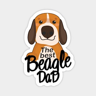 The Best Beagle Dad Magnet