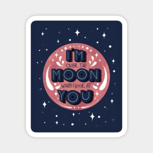 Over the Moon Poster Magnet