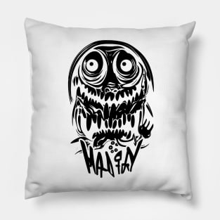 Weird Monster Design, Truth seeker, Printed Truth Gift Idea! Pillow