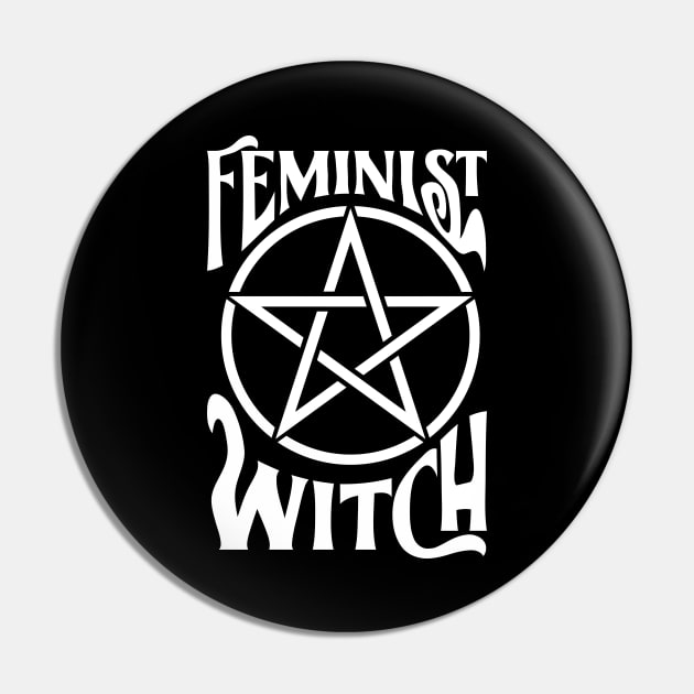 Feminist Witch Pin by Pridish