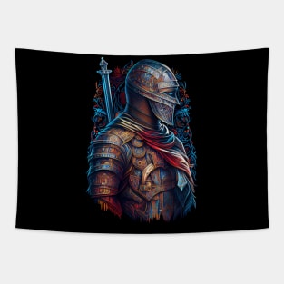 Ornate Medieval Knight Tapestry