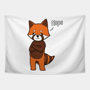 Red Panda nay-sayer - Nope Tapestry