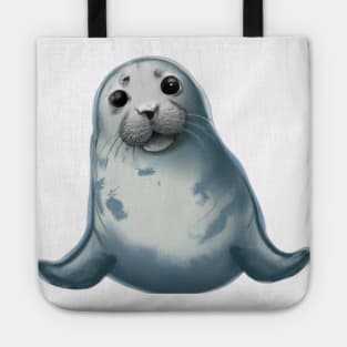 Cute Seal Drawing Tote