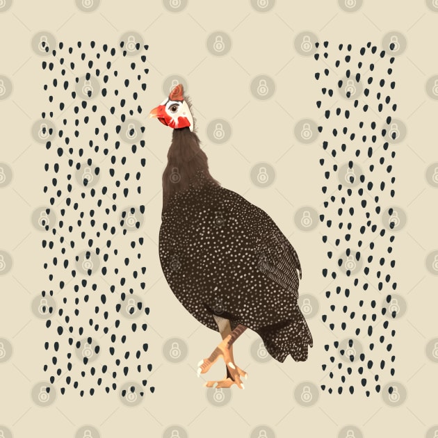 Guinea Fowl Polka Dots by Suneldesigns