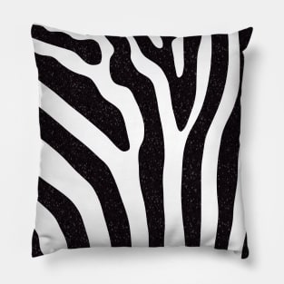 Textured Zebra Stripes | Zebra Pattern Pillow