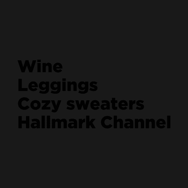 Countdown to Christmas with Wine, Leggings, Sweaters and Hallmark by We Love Pop Culture