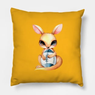 Lucky Rugby Australian Kangaroo Pillow