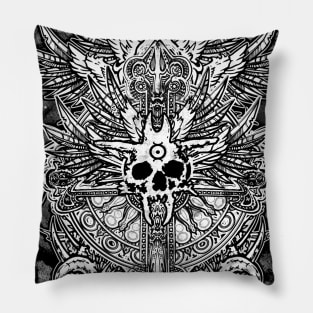 Shadow Demon of the Golden Light Pillow