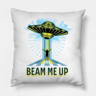 Beam me up Pillow