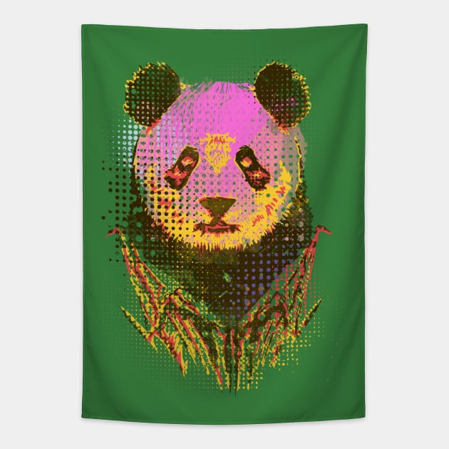 Dandy panda Tapestry by barmalisiRTB