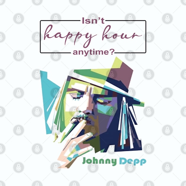 Johnny Depp: Isn't happy hour anytime by sayed20