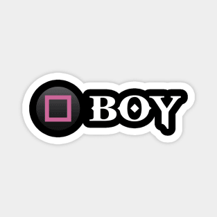 Press square to BOY - God of War Magnet