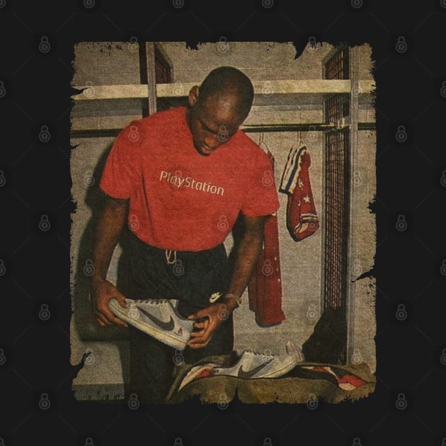 Michael Jordan in Locker Room by Wendyshopart