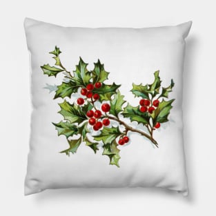 Holly Berries 002 Pillow