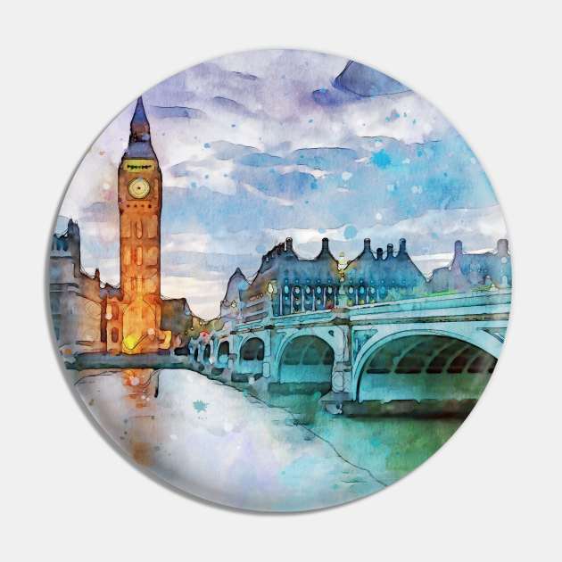 London in watercolours Pin by Montanescu