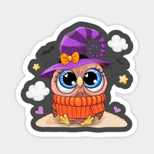 Halloween Owl Magnet