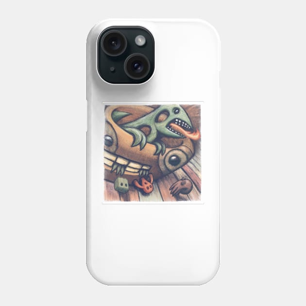 Just Playing Around Phone Case by Octomanart