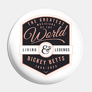 Dickey Betts 1943 2024 Music D4 Pin