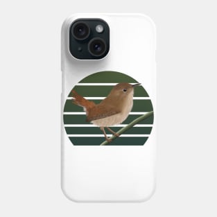 jz.birds Wren Bird Animal Art Phone Case