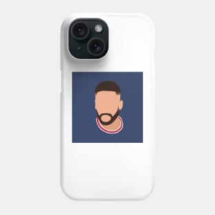 Neymar Jr Minimalistic Face Art Phone Case