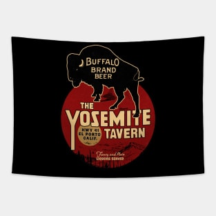 Vintage Yosemite Tavern Tapestry