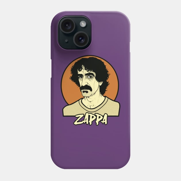 Frank Zappa Retro Fan Artwork Phone Case by DankFutura