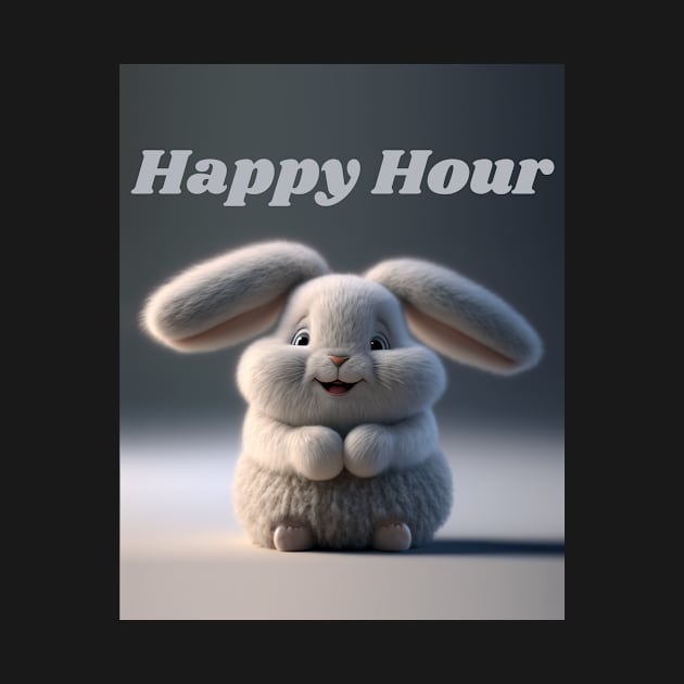 Jenny the Bunny - Happy Hour by TheArtfulAI