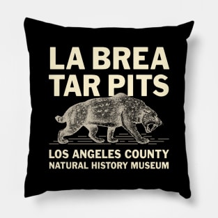 La Brea Tar Pits 2 by Buck Tee Pillow